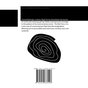 The back cover of “The Blah Story, Volume 4″